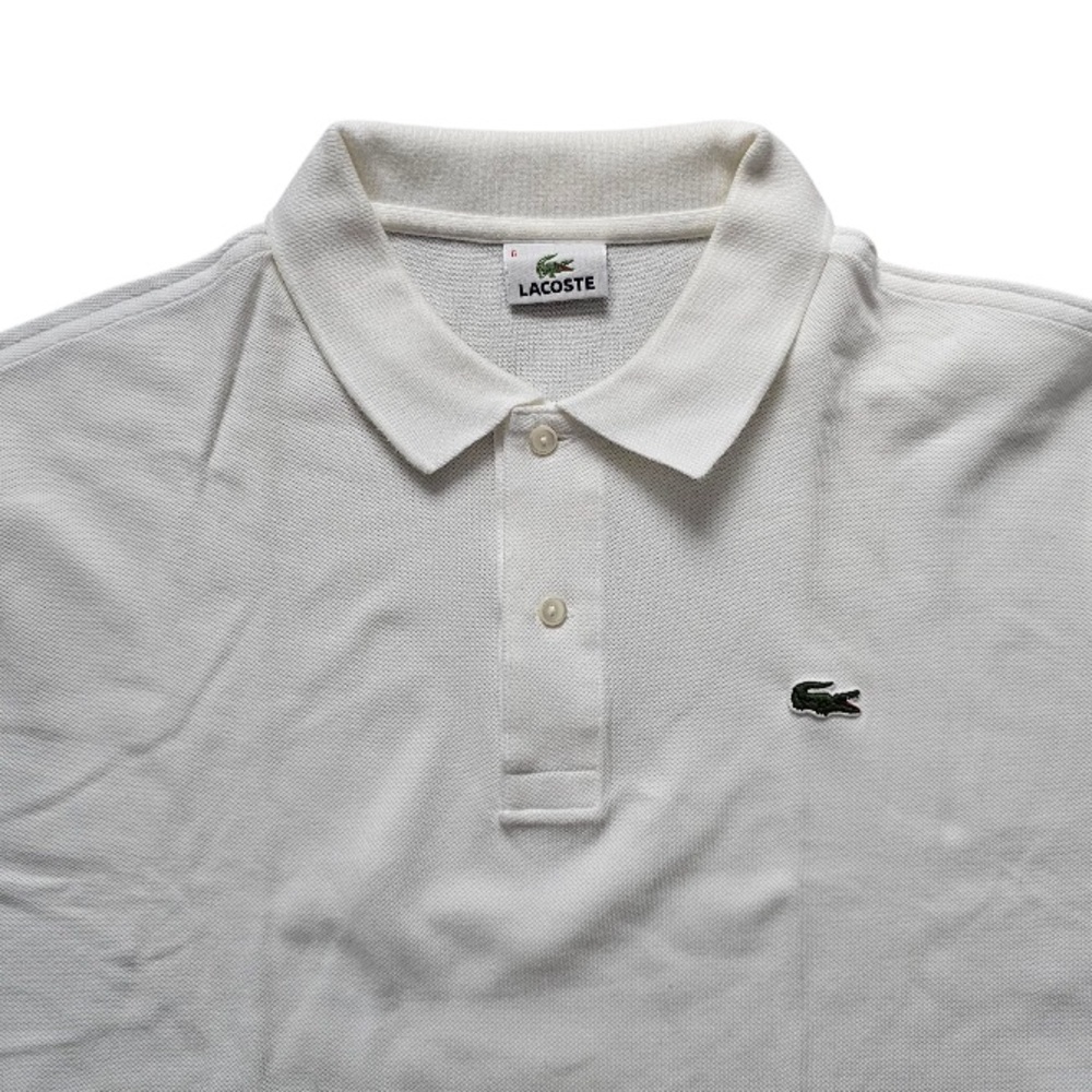 Lacoste Men's Polo Shirt in White Size 6